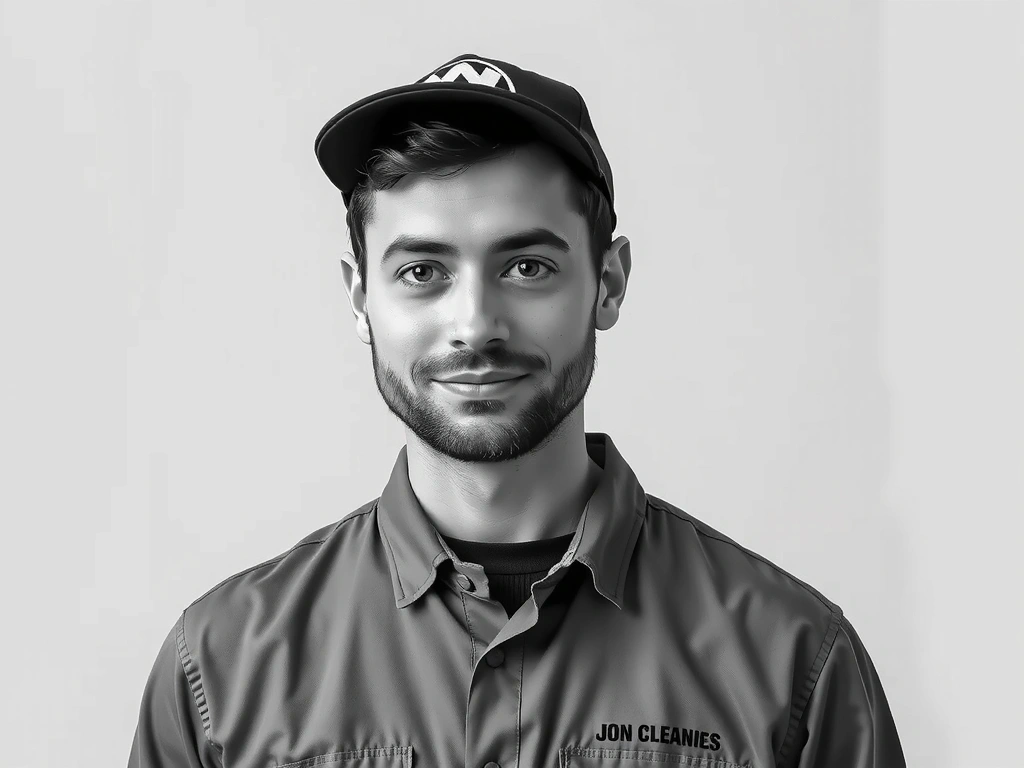 Professional cleaner portrait