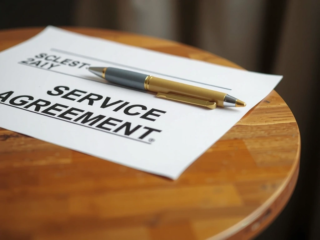Service agreement document